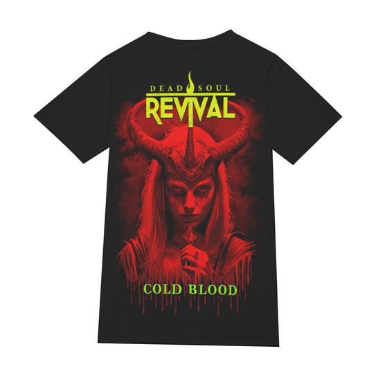 Cold Blood T-Shirt (double sided)- includes a FREE Download of new single "Cold Blood" mp3!