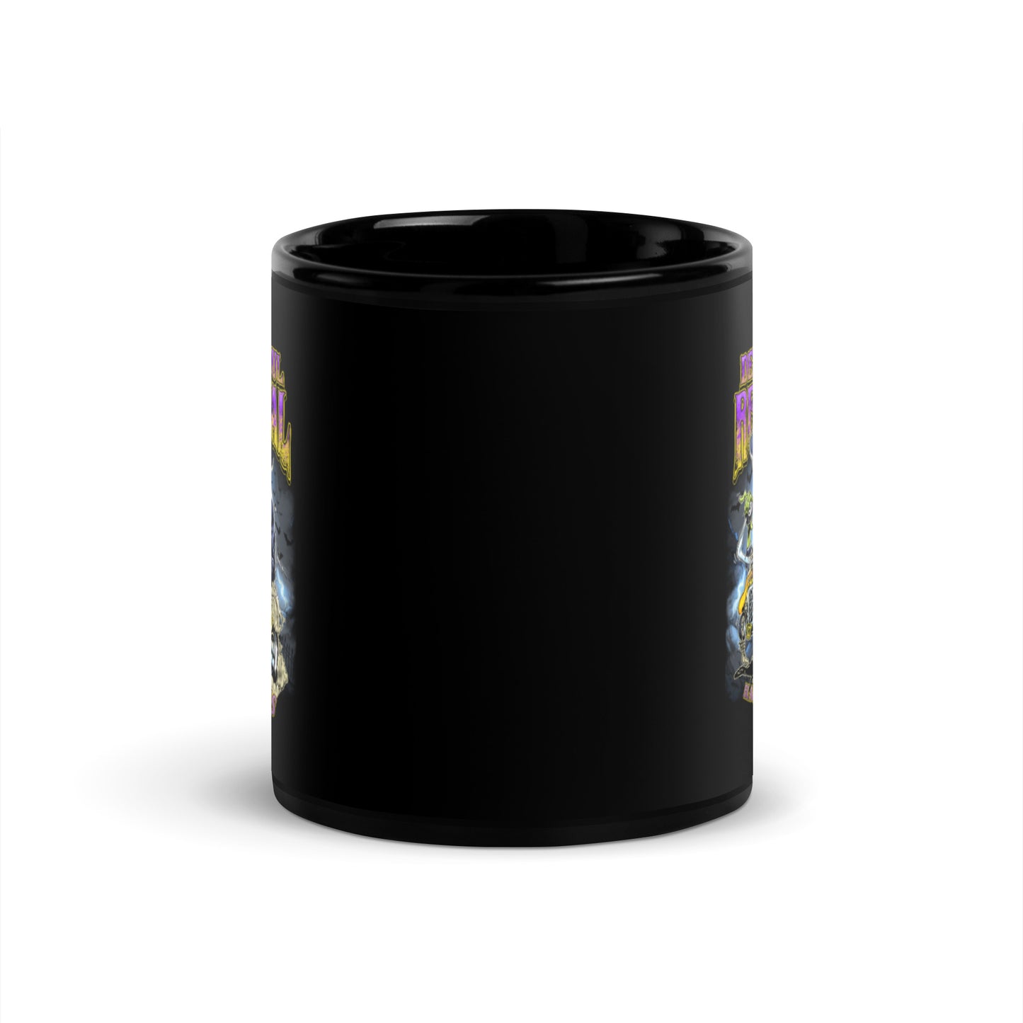 DSR Moto Frank Black Glossy Mug