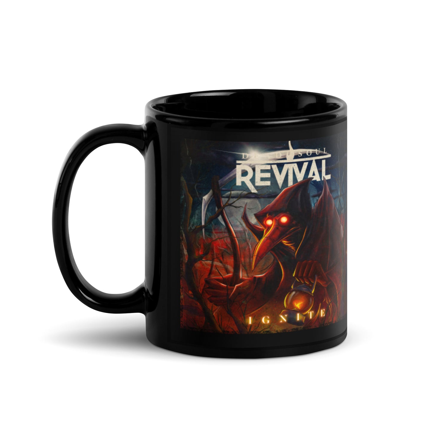 Ignite Black Glossy Mug