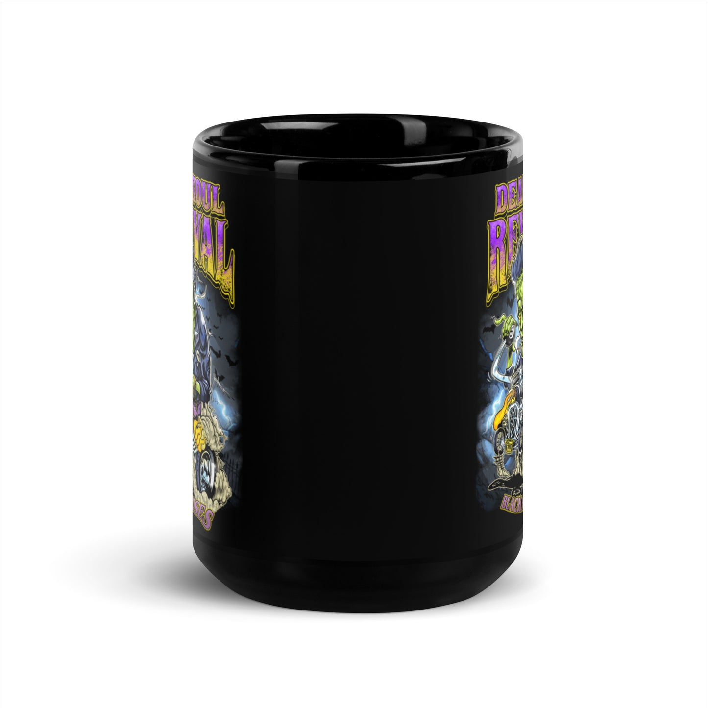 DSR Moto Frank Black Glossy Mug