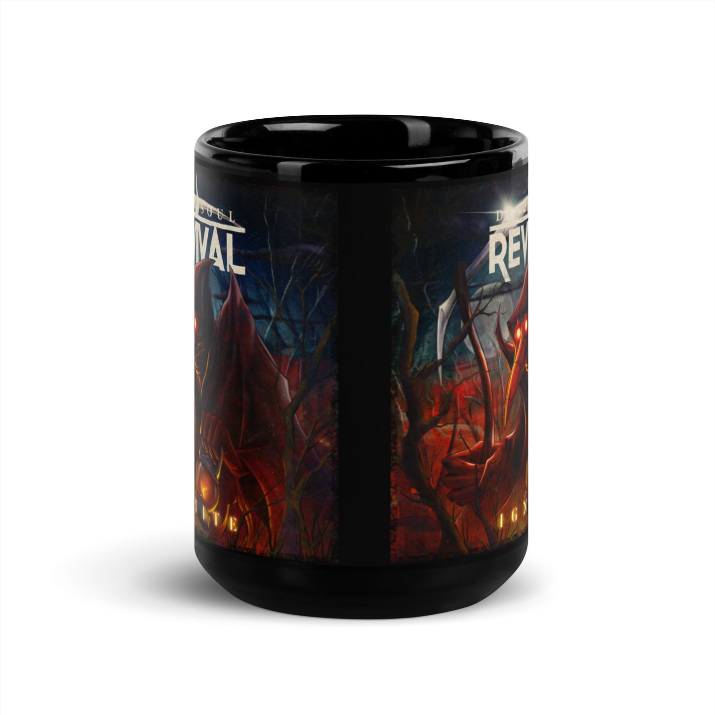 Ignite Black Glossy Mug