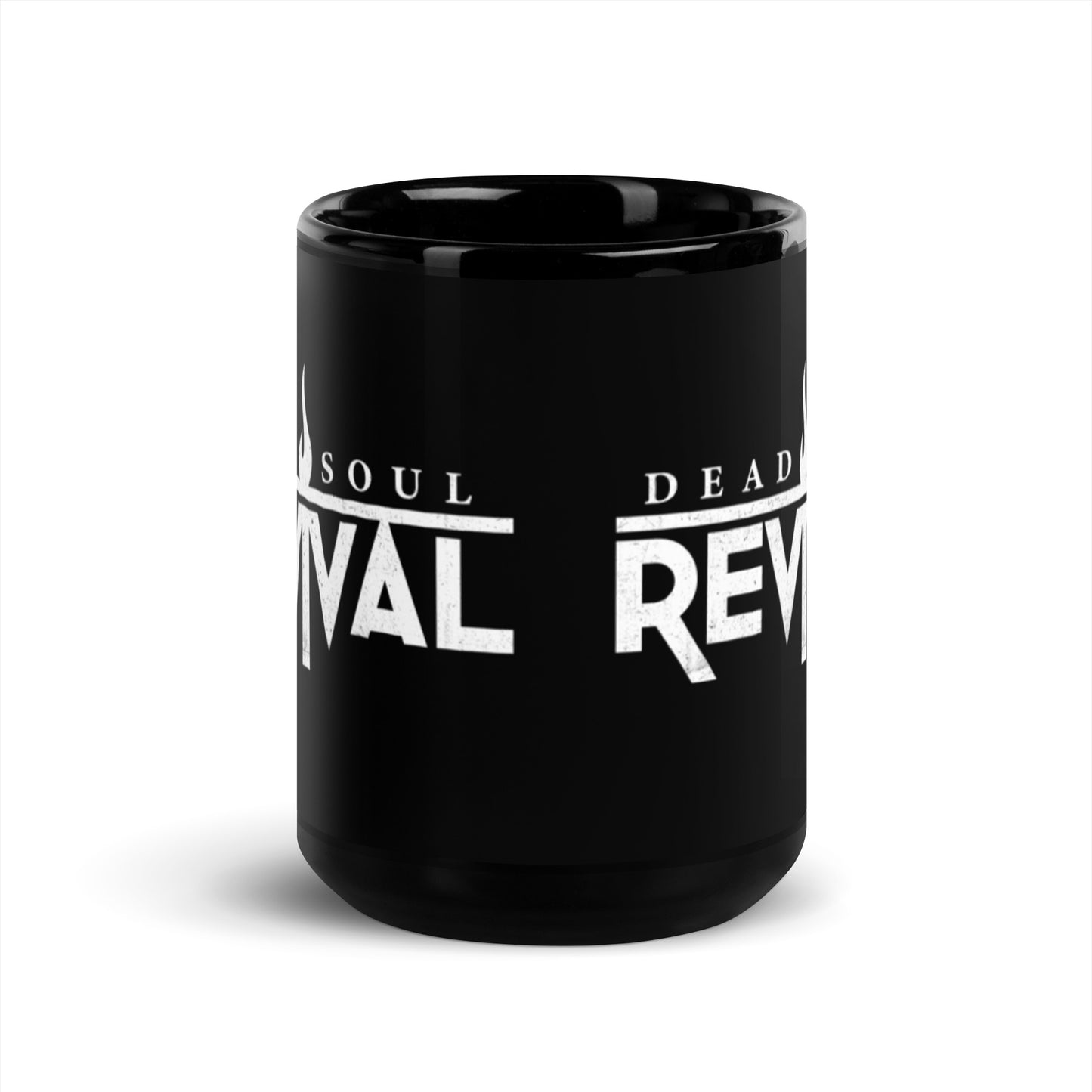 Dead Soul Revival logo Black Glossy Mug