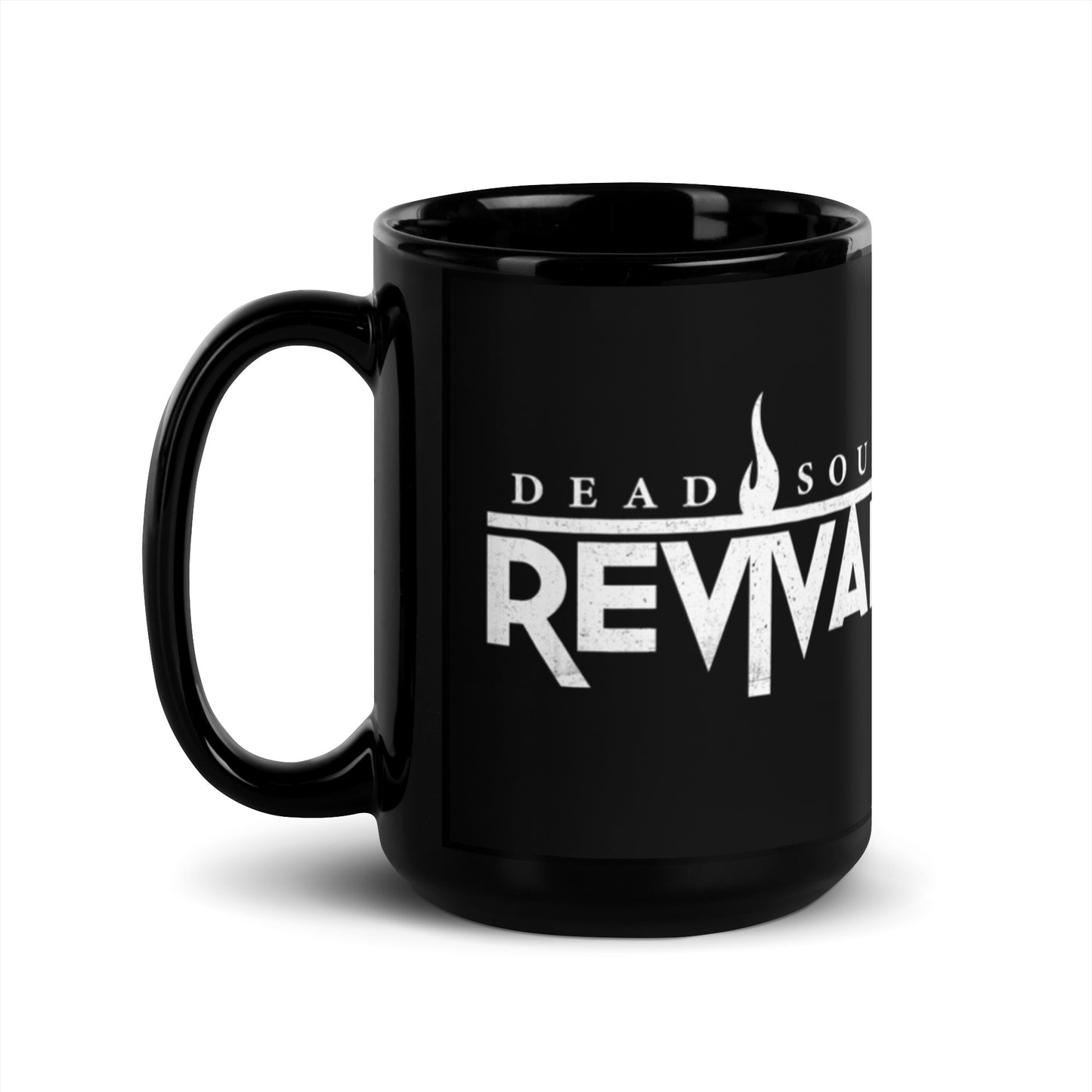 Dead Soul Revival logo Black Glossy Mug