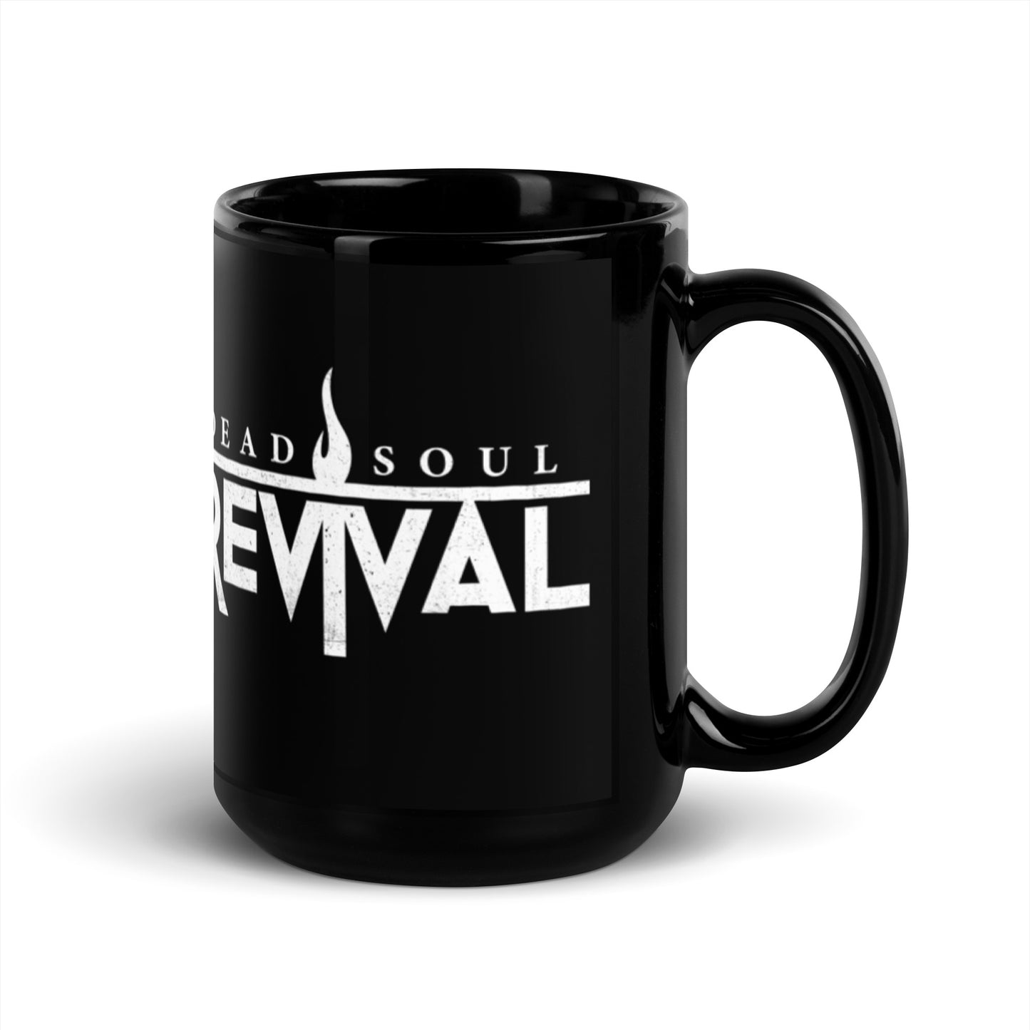 Dead Soul Revival logo Black Glossy Mug