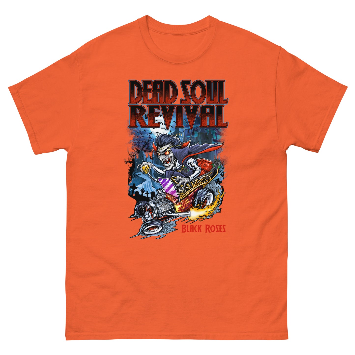 "Dracula's Revenge" T-Shirt - Black Roses series #2