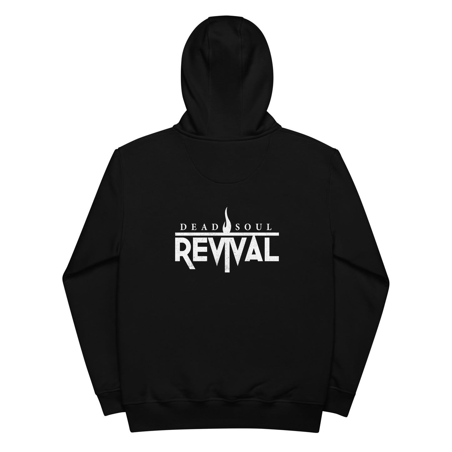 Premium eco hoodie with logo front and back