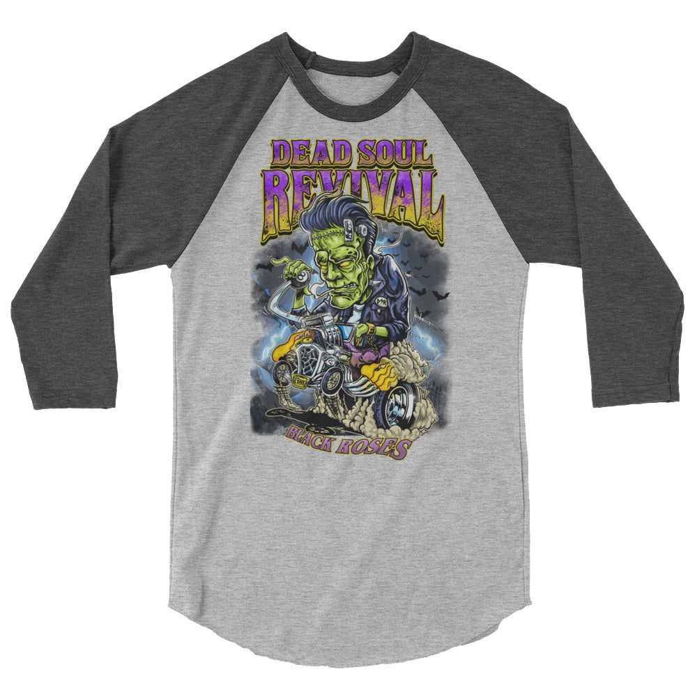 Moto Frank 3/4 sleeve raglan shirt