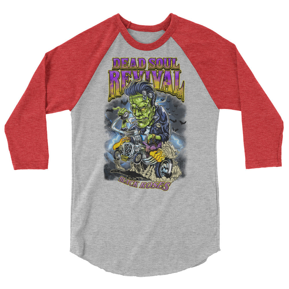 Moto Frank 3/4 sleeve raglan shirt
