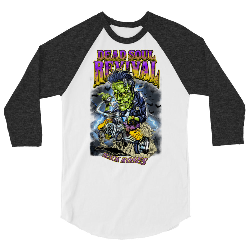 Moto Frank 3/4 sleeve raglan shirt