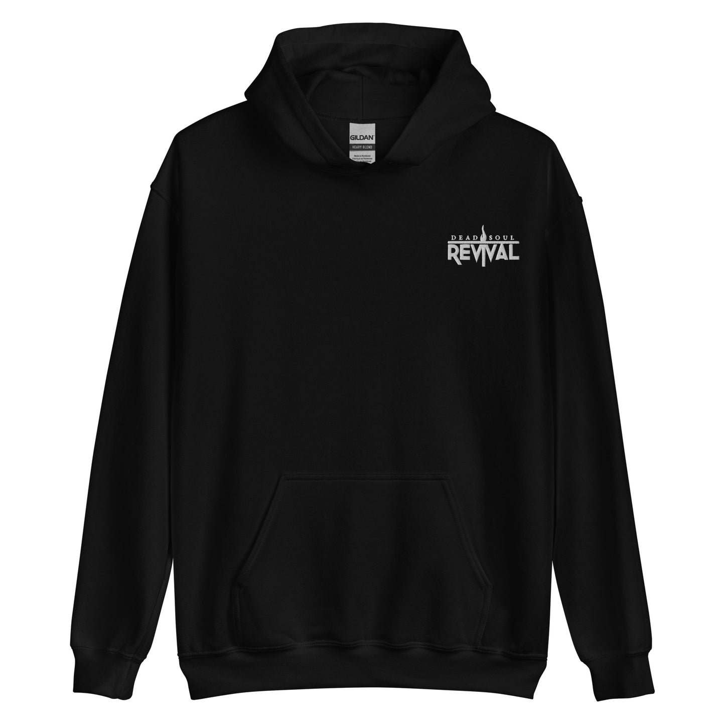 Front Embroidered Logo Unisex fleece hoodie