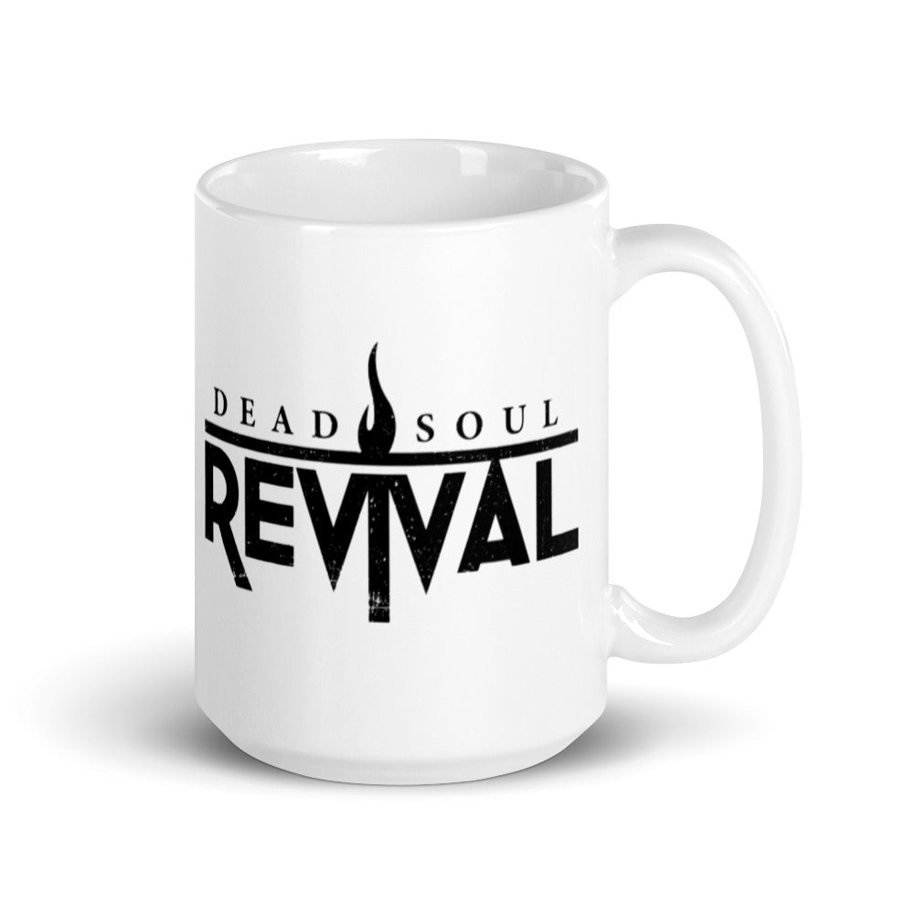 DSR Logo White glossy mug