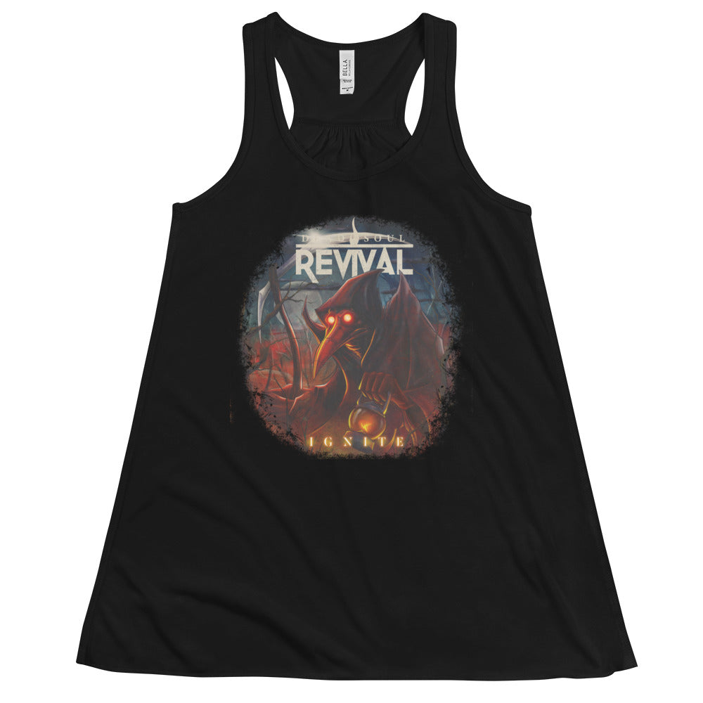 "Ignite" album cover Women's Flowy Racerback Tank