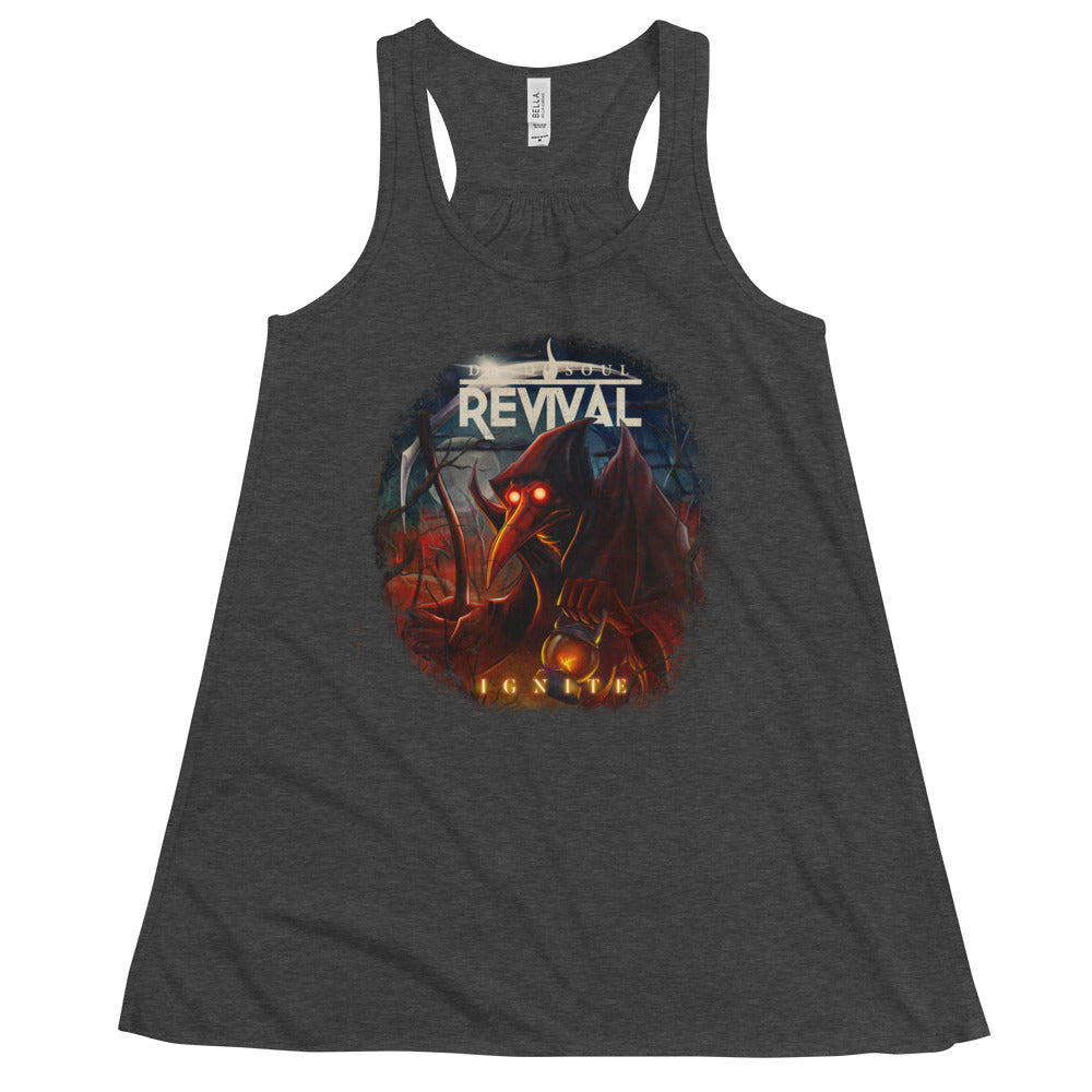 "Ignite" album cover Women's Flowy Racerback Tank