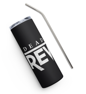 Dead Soul Revival Stainless steel tumbler with logo
