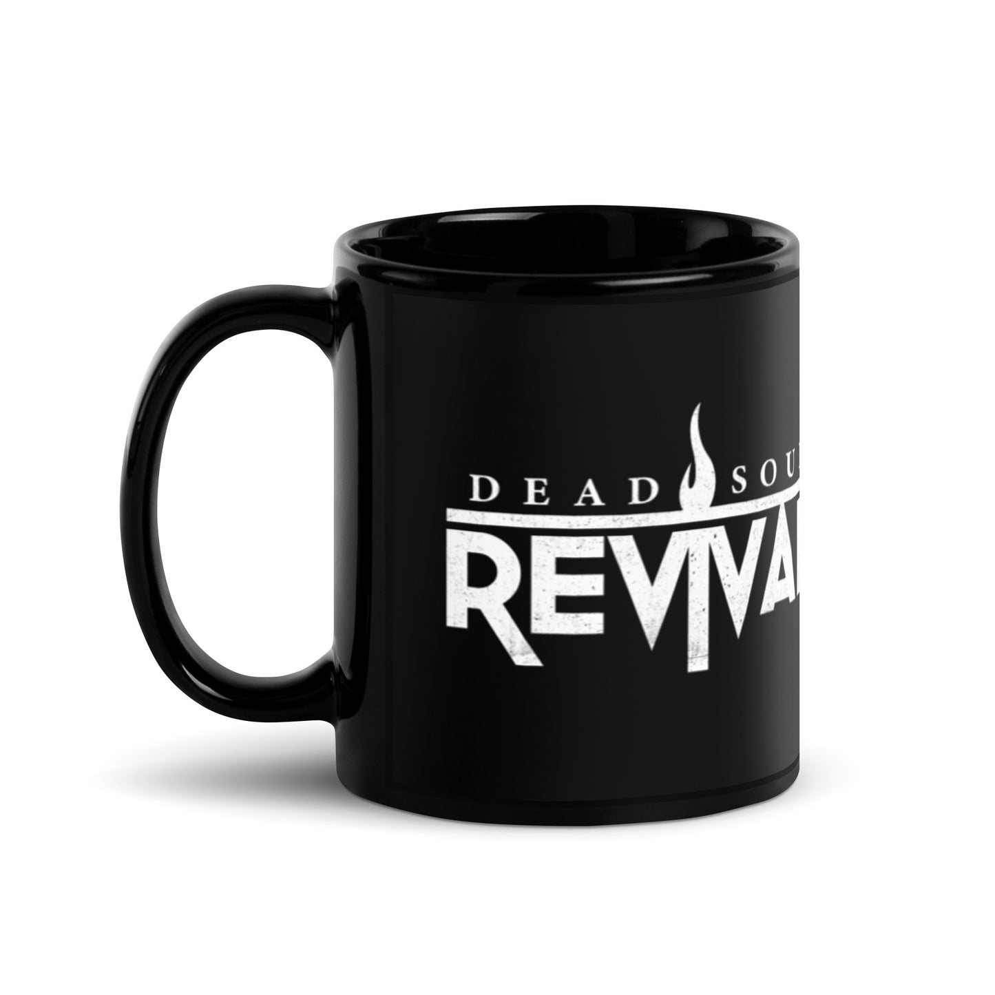 Dead Soul Revival logo Black Glossy Mug