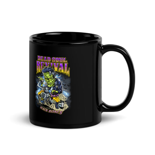 DSR Moto Frank Black Glossy Mug