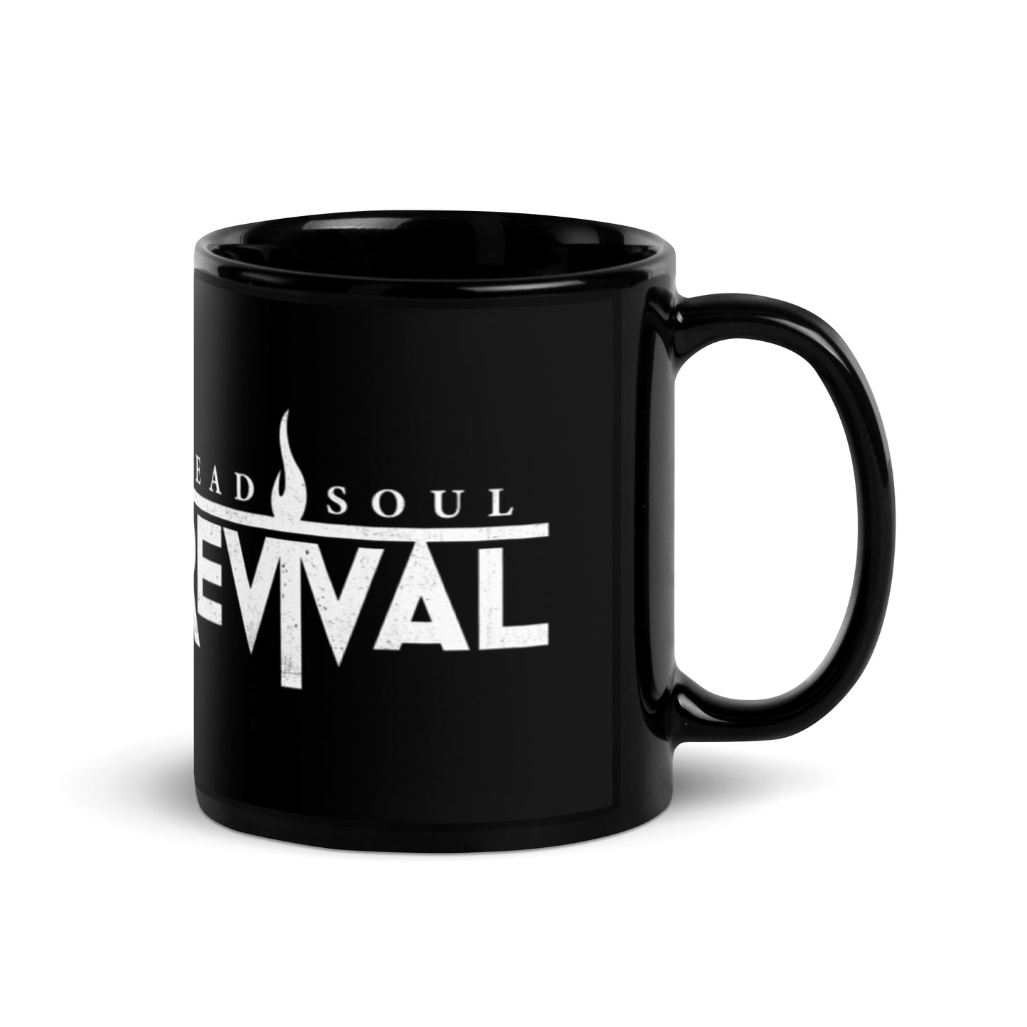 Dead Soul Revival logo Black Glossy Mug