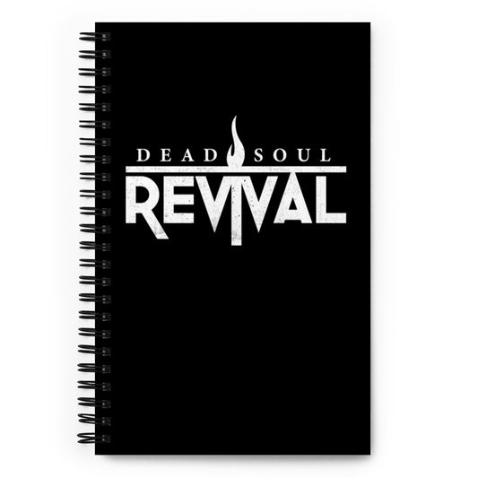 Spiral notebook with logo