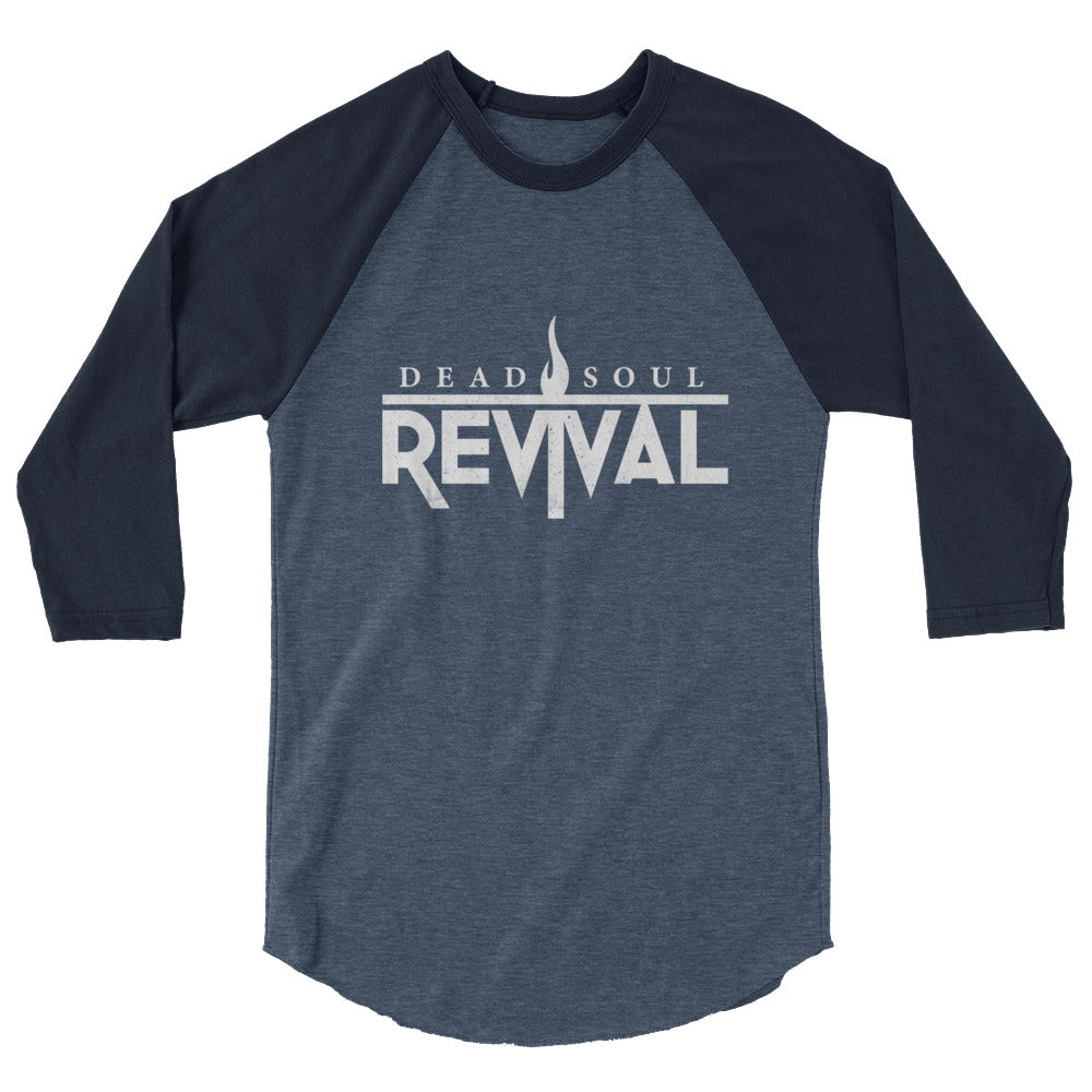 Dead Soul Revival 3/4 sleeve raglan shirt with logo