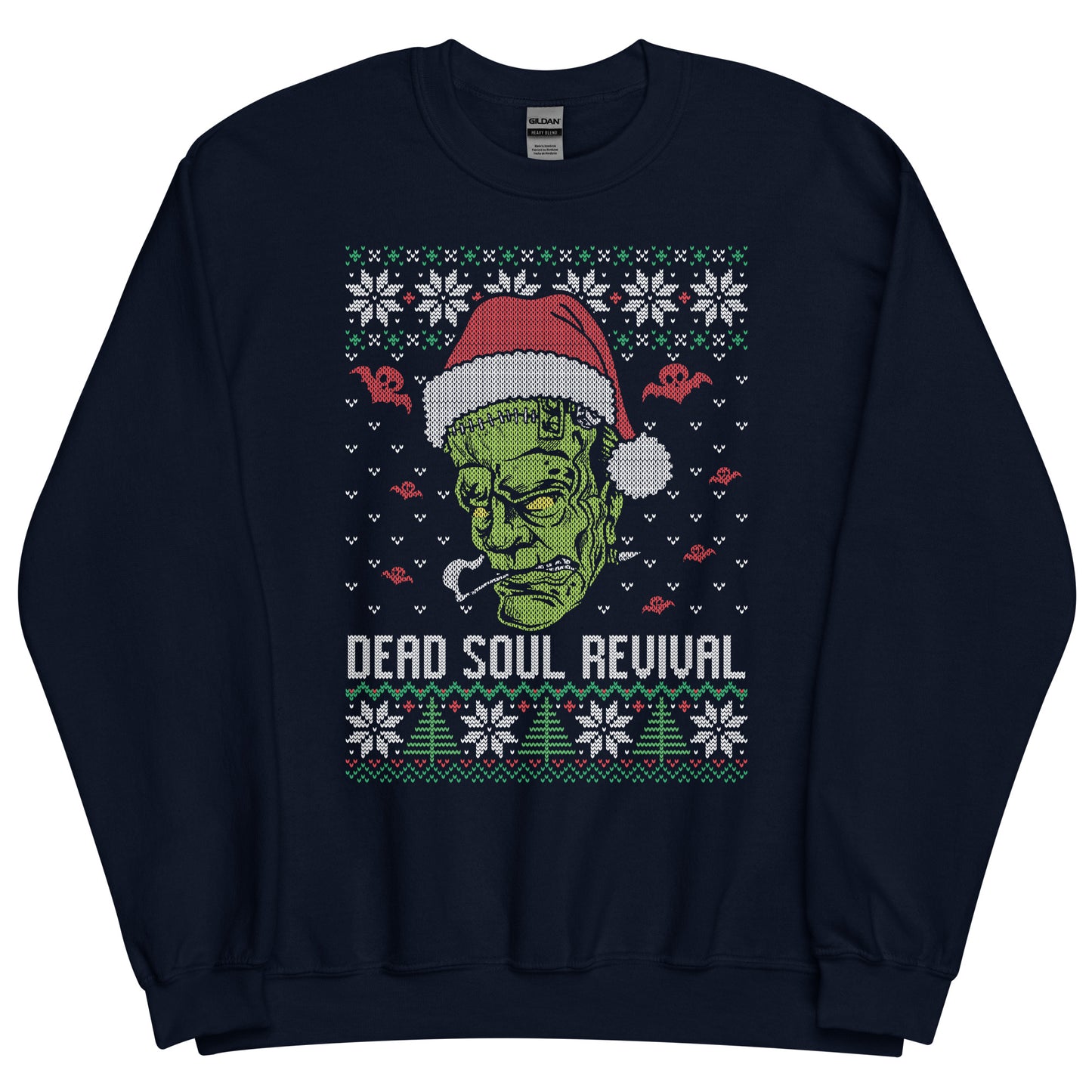 Dead Soul Revival Classic Ugly Christmas Sweater (Frankenstein)