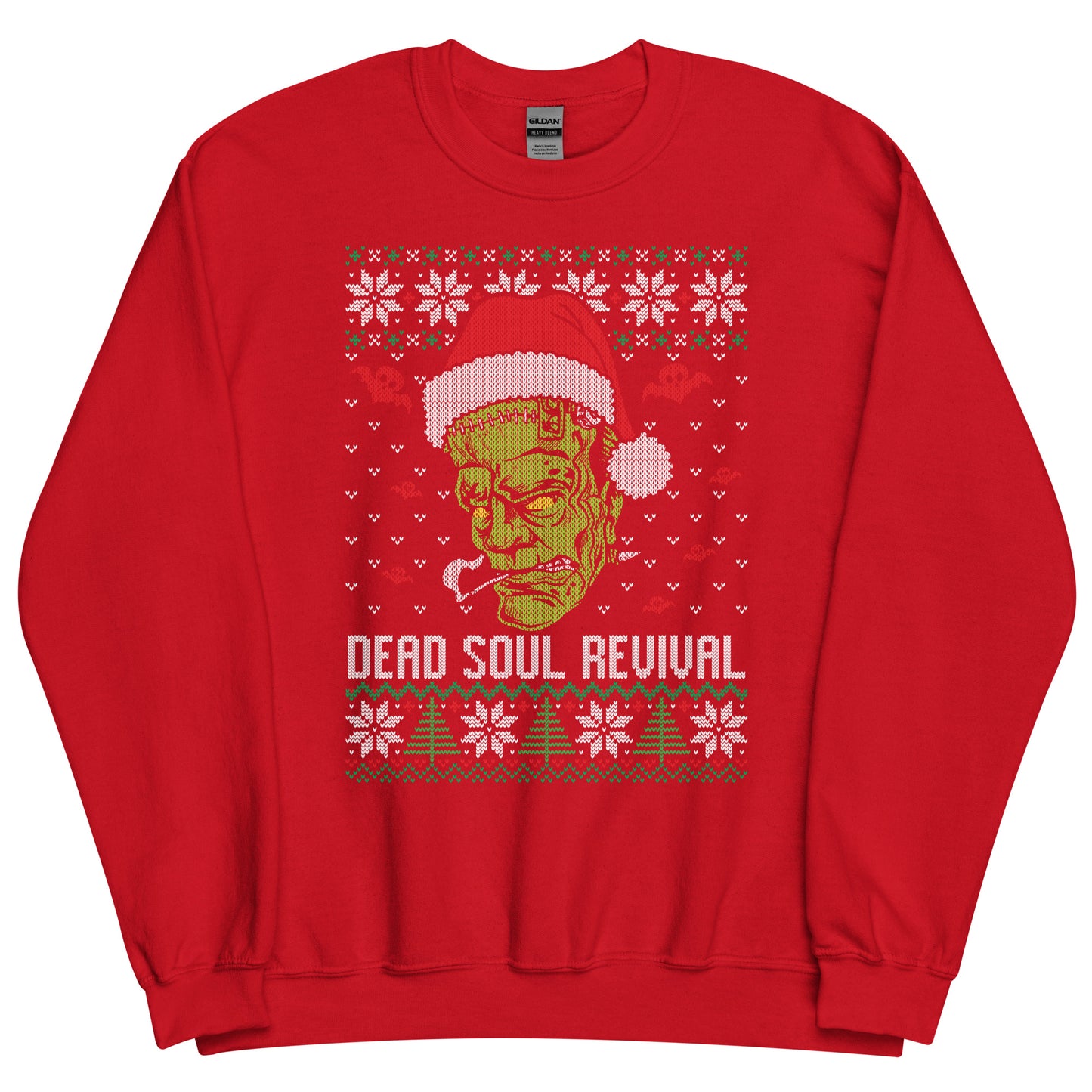 Dead Soul Revival Classic Ugly Christmas Sweater (Frankenstein)