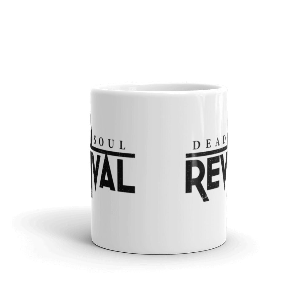 DSR Logo White glossy mug